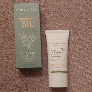 Mary&May, Vegan CICA Soothing Sun Cream SPF 50+